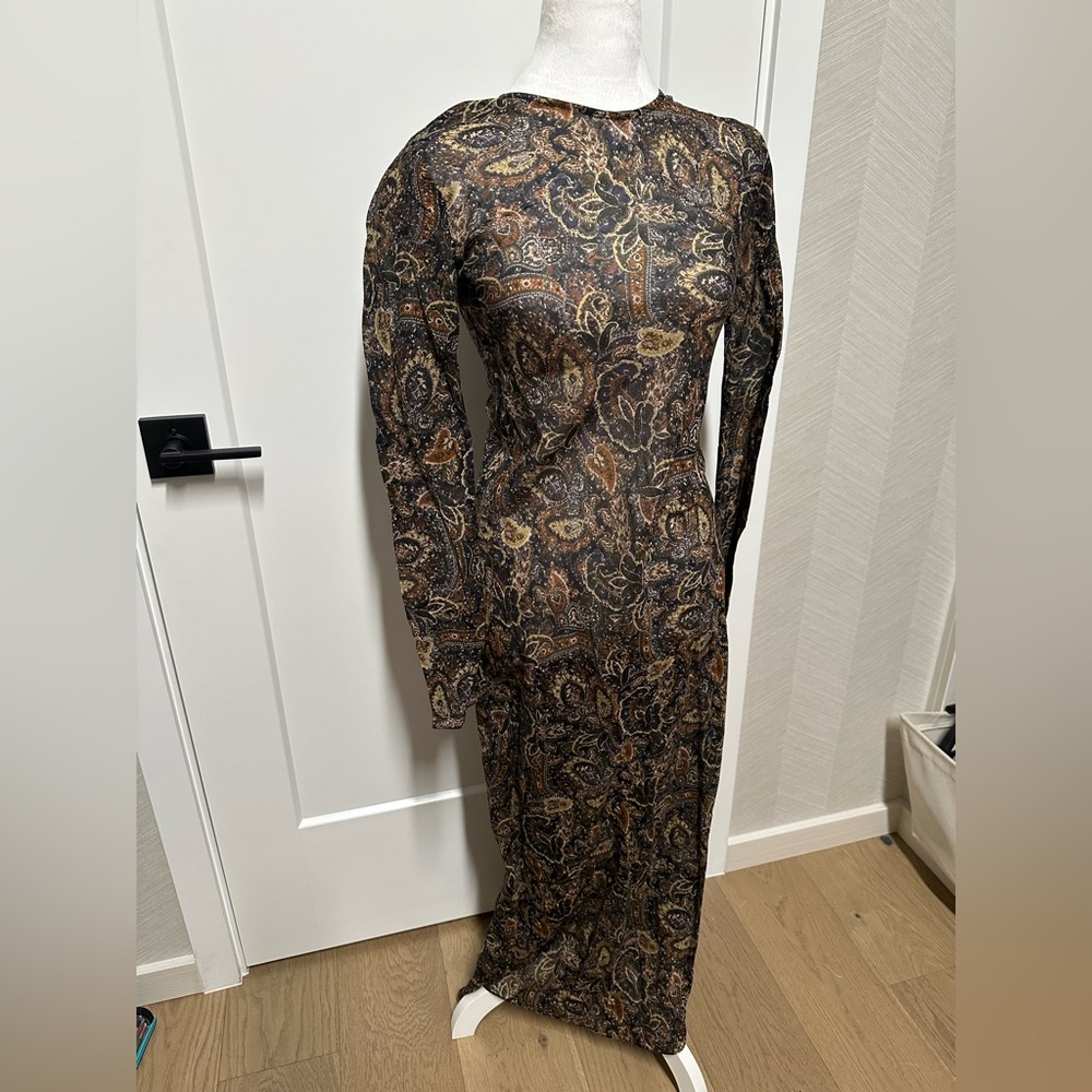 DOEN Paisley Long Sleeve Dress